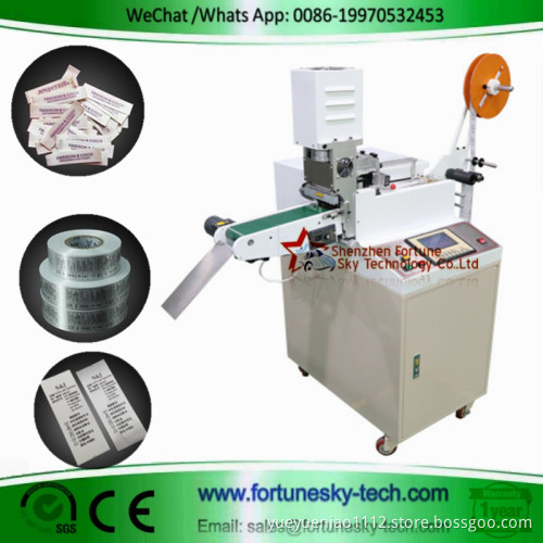 Automatic Ultrasound Label Roll To Sheet Cutting Machine
